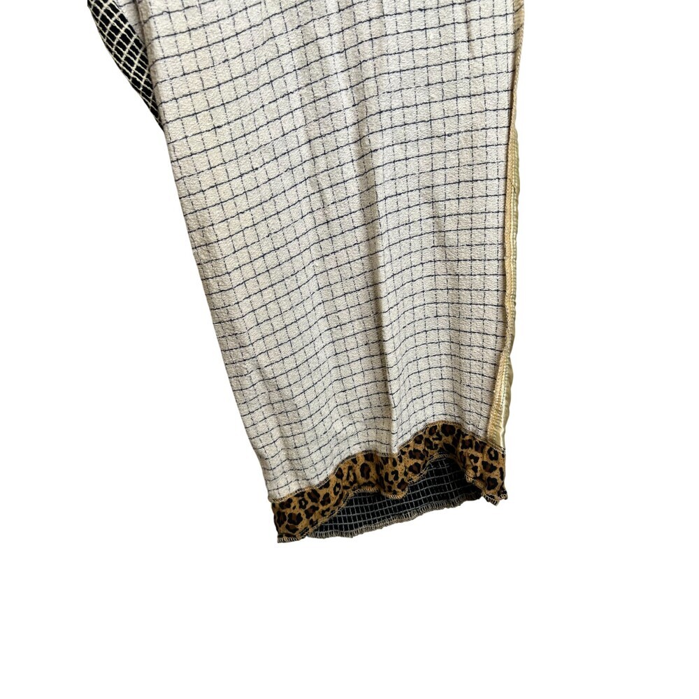 Nothing Matches Patchwork Outfit Set Size 2 Large Vintage Lagenlook Artsy Boho - Picture 7 of 11